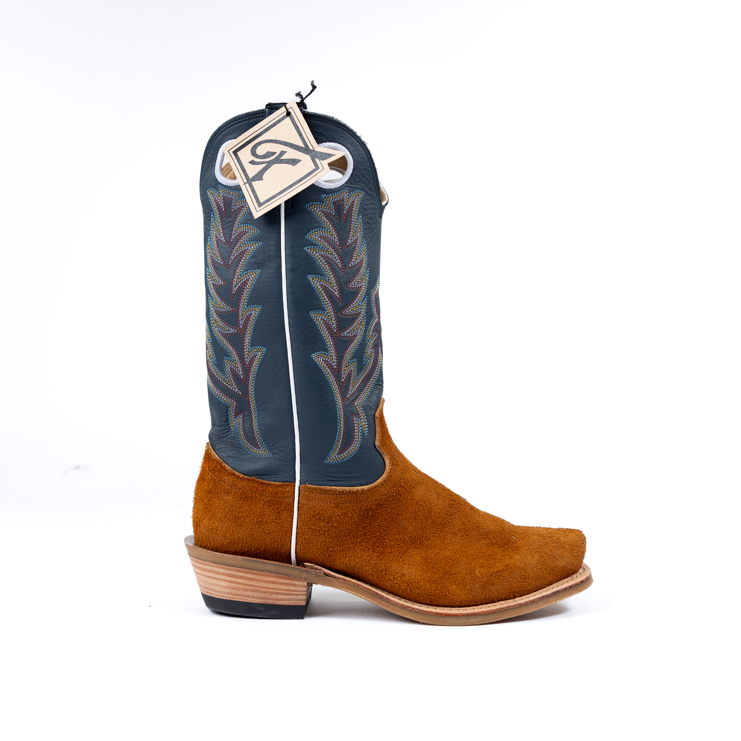 Men's Fenoglio Red Brown Roughout with 13" Blue Bios Top FB28521313