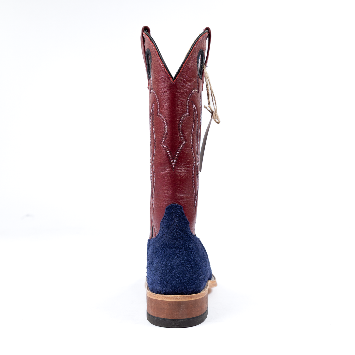 Anderson Bean Deep Blue Wyoming with 13" Deep Red Milan Tops