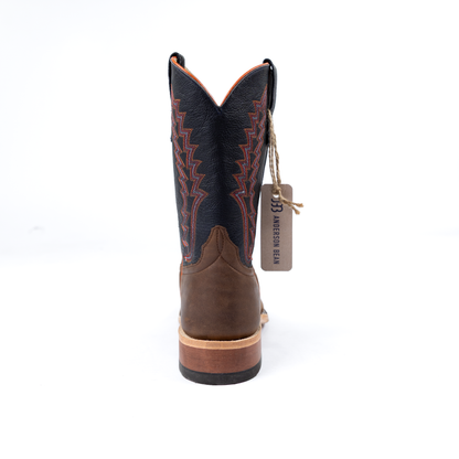 Anderson Bean Brown Avatar with 13" Navy Calf Tops S5101