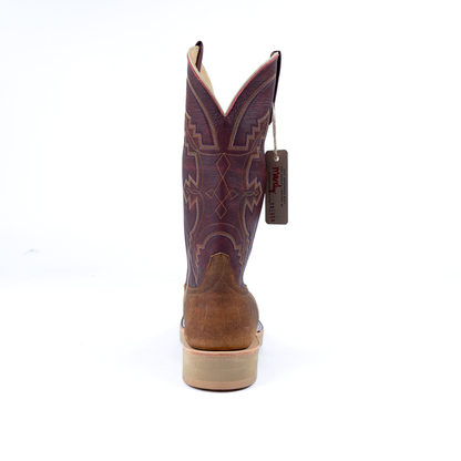 Anderson Bean Natural Brahma Bison with 13" Oxblood Outlaw Tops