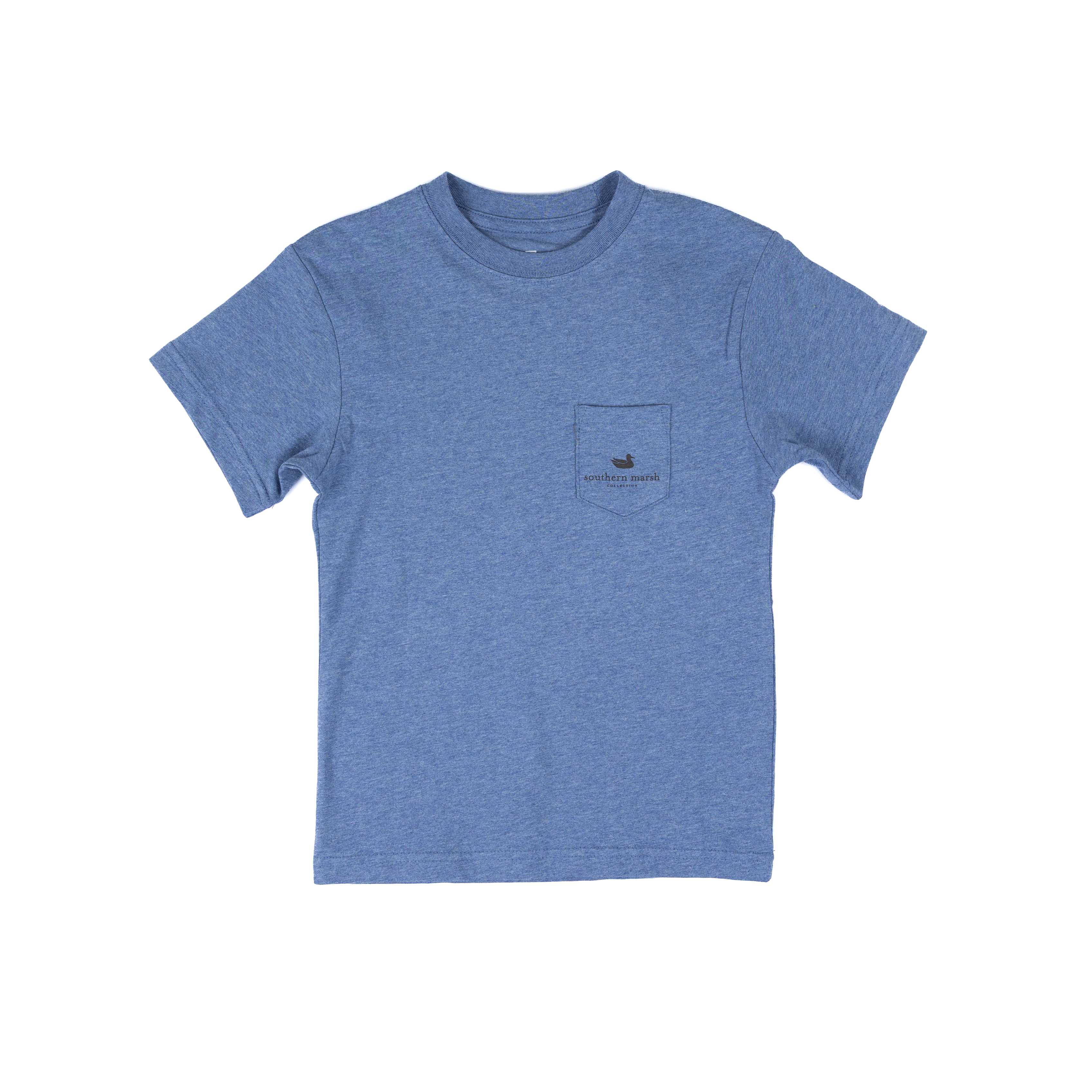 Boy's Southern Marsh Washed Slate Vintage Duck Decoy T-shirt YADYD-WSL