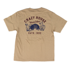 Youth Crazy House Short Sleeve Western Armadillo Printed T-shirt 