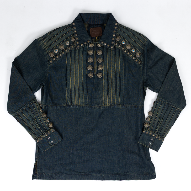 Women's American Darling Denim Shacket Dress Shirt ADDR001