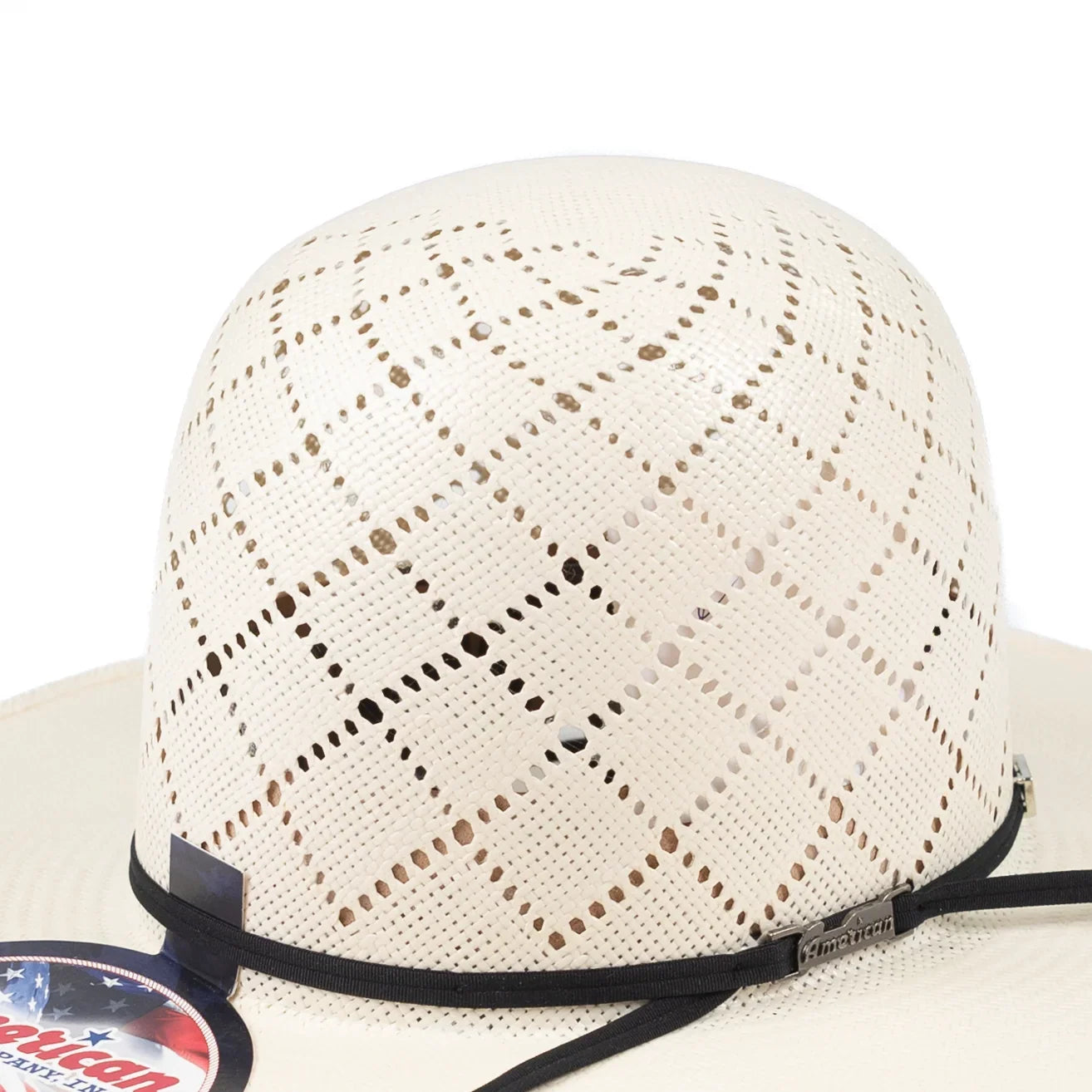 American Hat Company 5040 4" Straw Hat - Long Oval