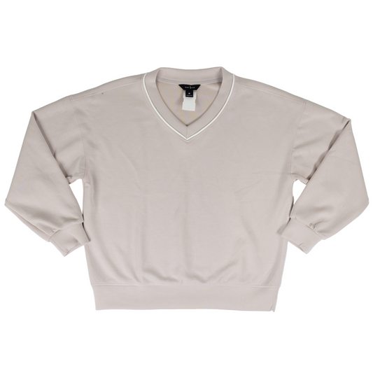 Women's Modal Scuba V Neck Piping Top T0057
