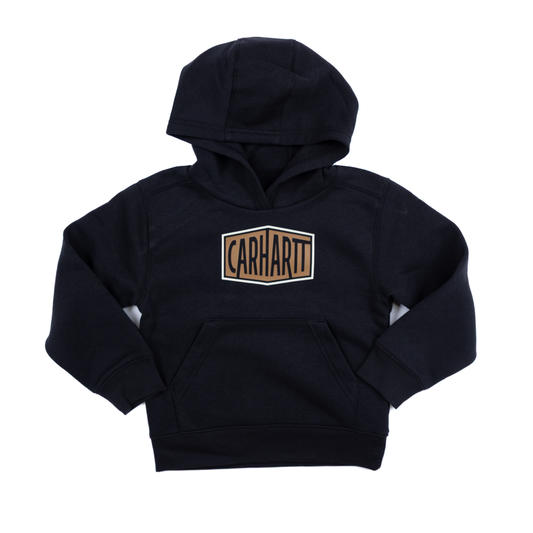 Boy's Carhartt Black Graphic Hoodie CA6775-K01