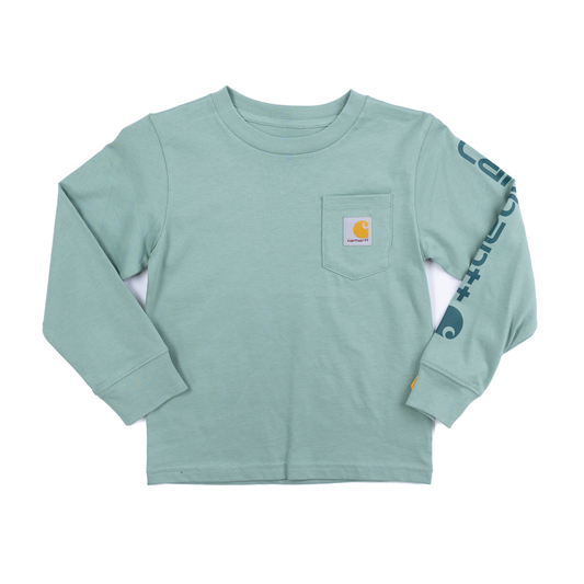 Boy's Carhartt Long-sleeve Graphic Pocket T-shirt CA6746-GH5
