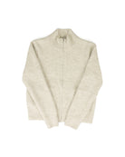 Another Love Women's Cream Rozelle Long Sleeve Mock Neck Jacket 