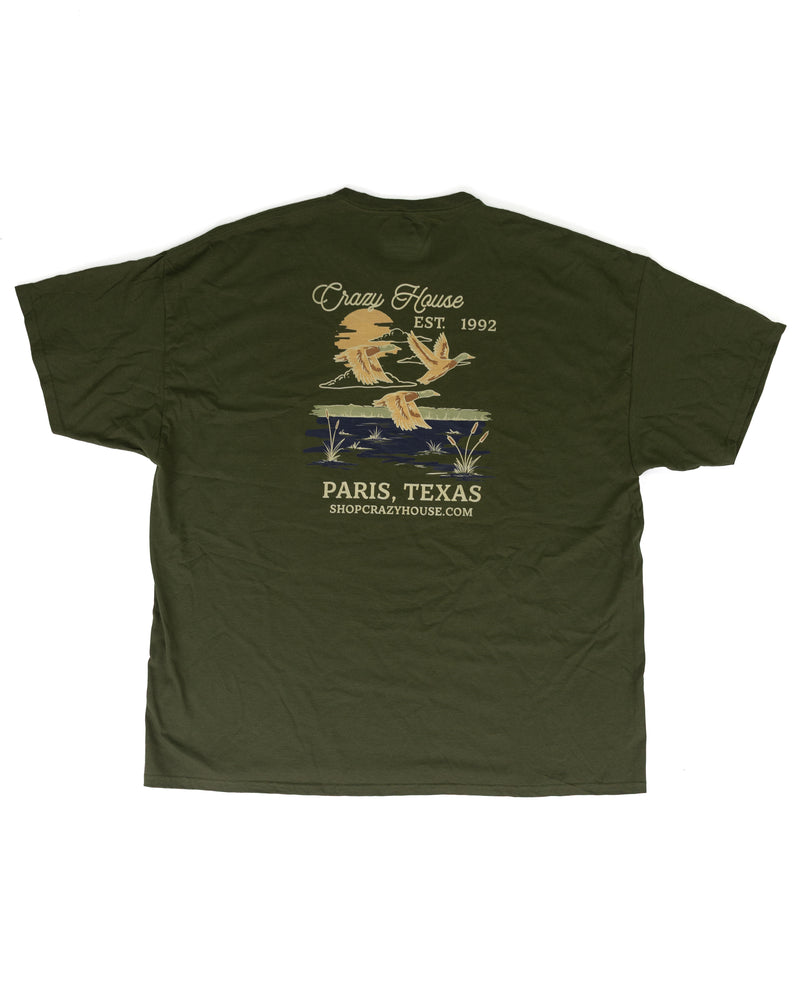 Men's Short Sleeve Mallard Crazy House Shirt 