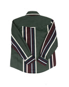 Wrangler Boy's Green and Purple Striped Brushpopper 112385823