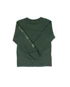 Carhartt Boy's Jungle Green Long Sleeve Pocket T-shirt (2T-4T) CA6885GP1W-BA1