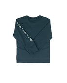 Carhartt Boy's Dark Teal Long Sleeve Pocket T-shirt (2T-4T) CA6885HV1W-BA1