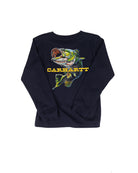 Carhartt Boy's Long Sleeve Navy T-shirt (2T-4T) CA6892N89-BA1
