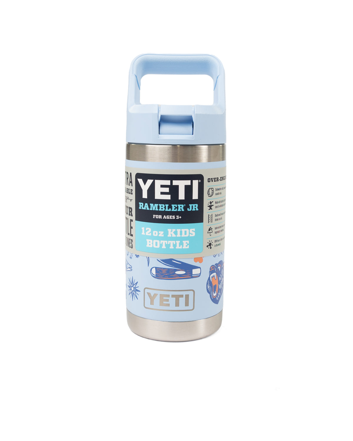 Yeti 12oz Sky Summer Camp Blue JR Rambler YRAMJR12BSKY