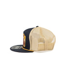 Red Dirt Hat Co Men's Navy/Tan/Gold Ridin' Dirty Snapback RDHC-643