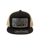 Red Dirt Hat Co Men's Black/Khaki Lone Dillo Snapback RDHC-654