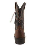 Justin Men's Brown/Black Gage 11" Western Square Toe Boots SE7534