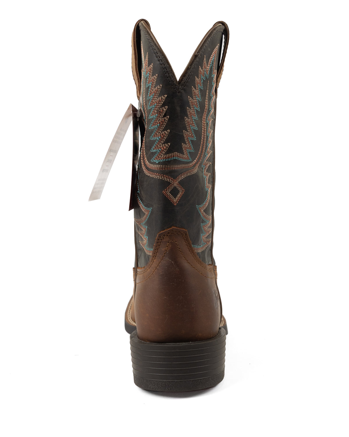 Justin Men's Brown/Black Gage 11" Western Square Toe Boots SE7534