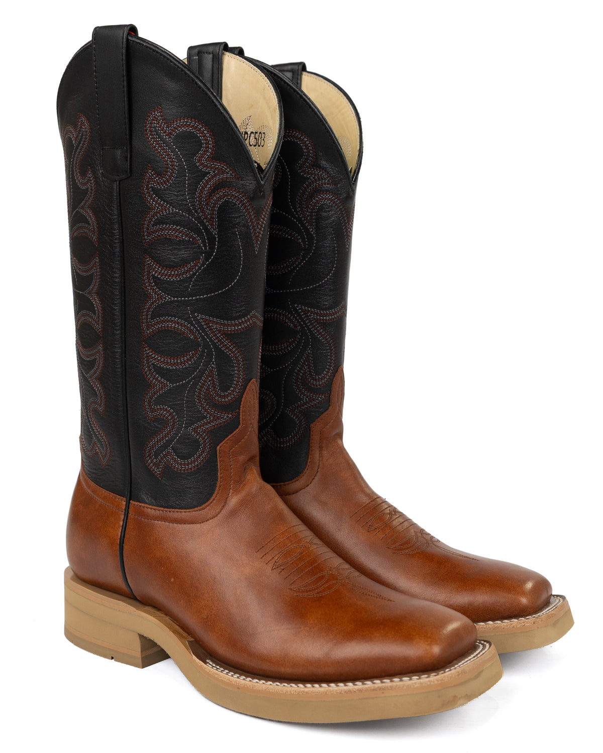 Horse Power Men's Cognac Belton Square Toe Boots HPC503