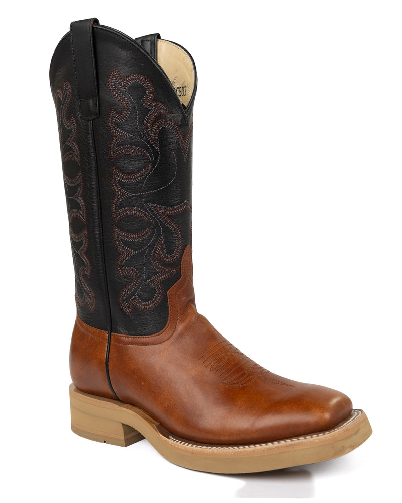 Horse Power Men's Cognac Belton Square Toe Boots HPC503