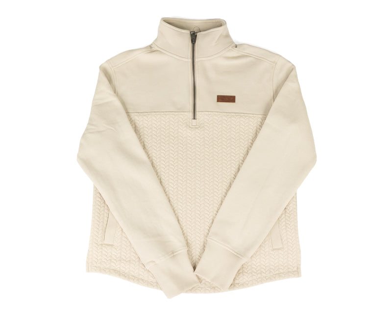 Cinch Women's Cream 1/4 Zip Pullover MAK9936001