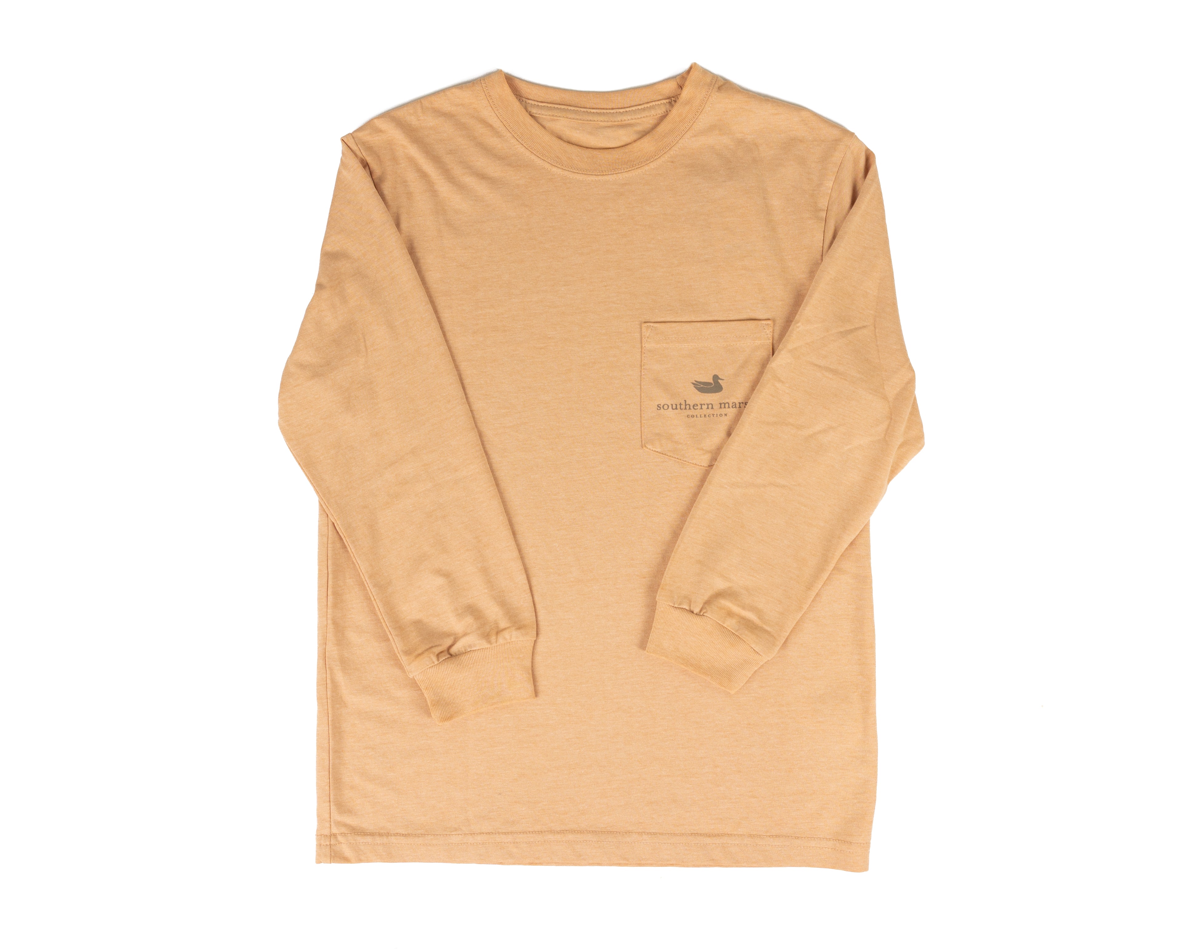 Boy's Southern Marsh Camel Long Sleeve Whitetail Shirt YTWLT-CML