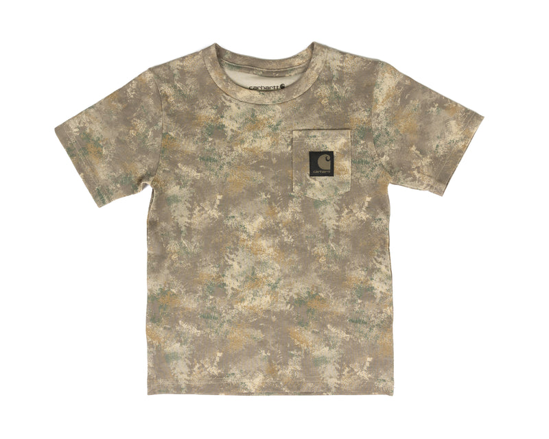 Carhartt Boy's Camo Short Sleeve Pocket T-shirt (4-7) CA6927CR39-CA66