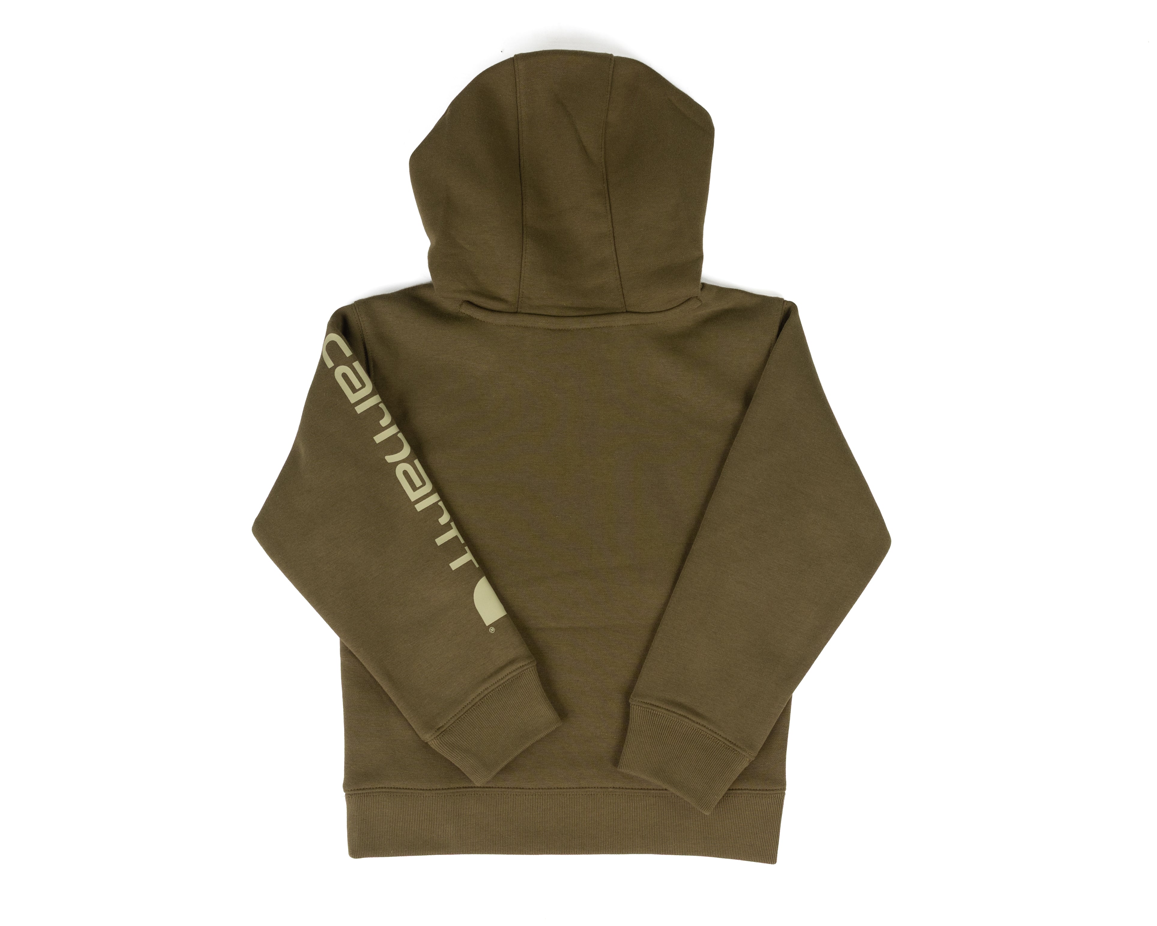 Carhartt Boy's Dark Olive Hoodie (4-7) CA6908GN6-CA66