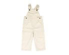 Carhartt Girl's Cream Canvas Ruffle Overalls ( 2T-3T) CM9757CA35