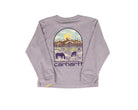 Carhartt Girl's Grape Long Sleeve Farm Printed T-shirt CA7212VA3H