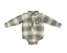 Carhartt Boy's Long Sleeve Flannel Bodysuit (3M-24M)  CE8217HV2