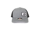 Dally Men's Gray and Black Trucker Snapback with Praying Cowboy Patch 
