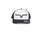Kimes Ranch Men's Navy and White Weekley Trucker Snapback 