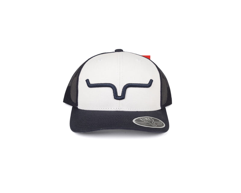 Kimes Ranch Men's Navy and White Weekley Trucker Snapback 