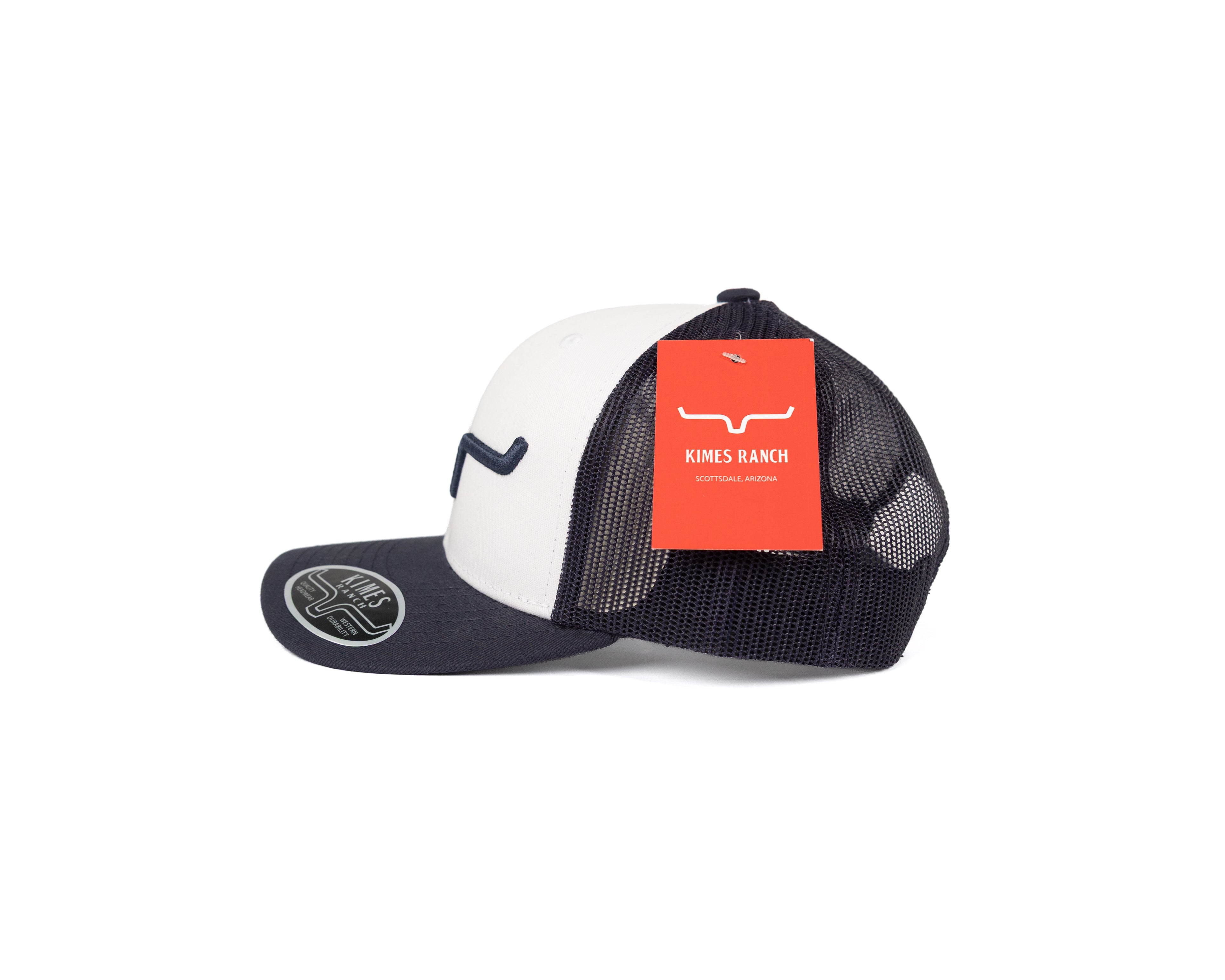Kimes Ranch Men's Navy and White Weekley Trucker Snapback 