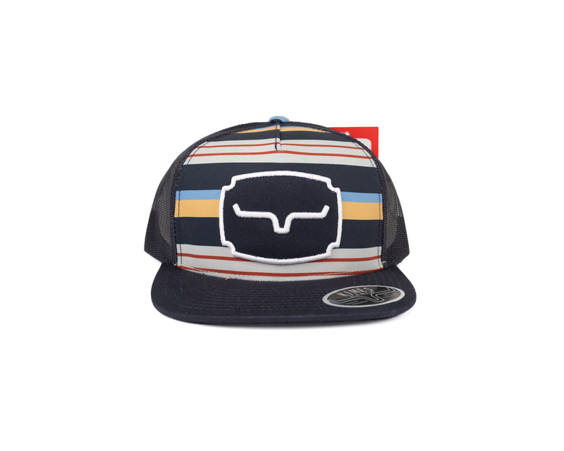 Kimes Ranch Men's Nic Navy Striped Snapback NIC-NAVY