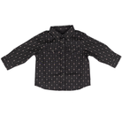 Little Boy's Wrangler Black Long Sleeve Printed Western Snap Shirt 112381495