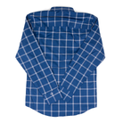 Men's Wrangler Cody Johnson Blue Plaid Button Down Shirt 112381551