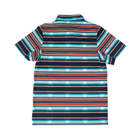 Men's Hooey Striped Aztec Multicolor Polo HP2602AZBK