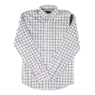 Men's Wrangler Cody Johnson Gray and White Plaid Button Down Shirt 112381514