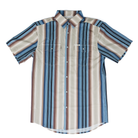 Men's Ferrell Short Sleeve Cream Snap Shirt FPS1026037