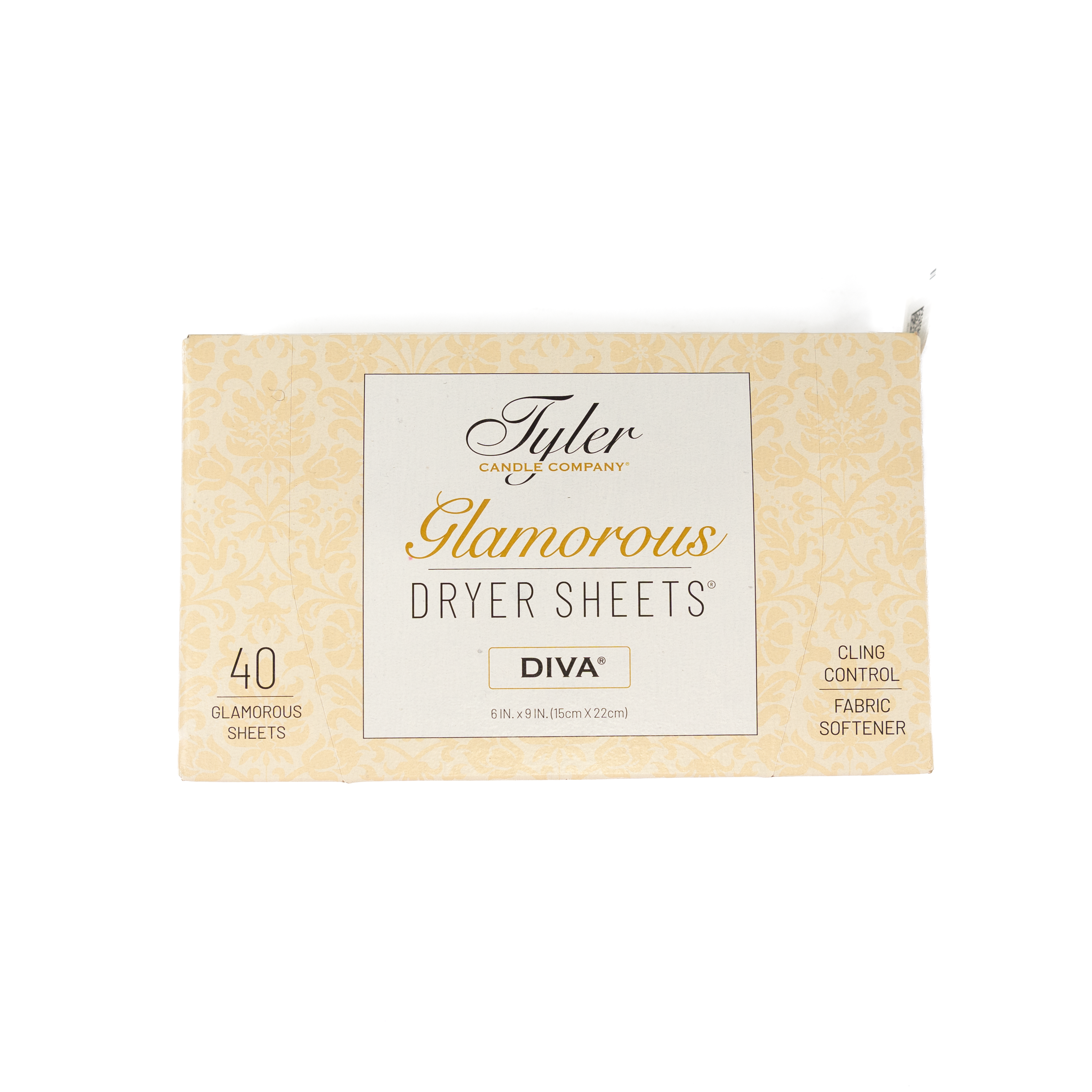 Tyler Candle Company Diva Scented Dryer Sheets 50111