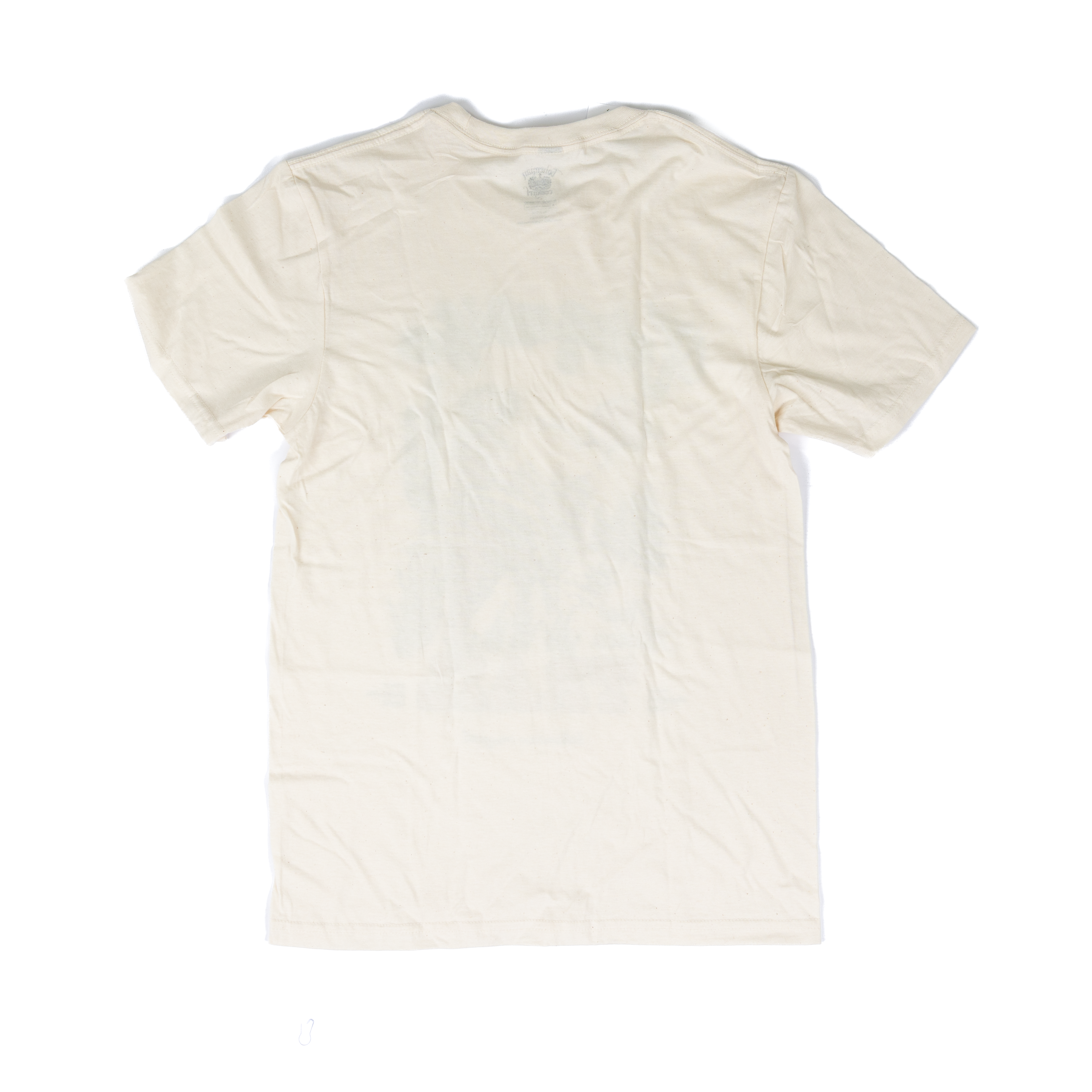 Women's Cream Short Sleeve Turquoise Trail Graphic Printed T-shirt 