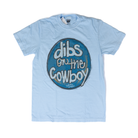 Women's Blue Short Sleeve "Dibs On The Cowboy" T-shirt 