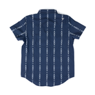 Boy's Ferrell Blue Short Sleeve Maverick Snap Shirt KPS3026064