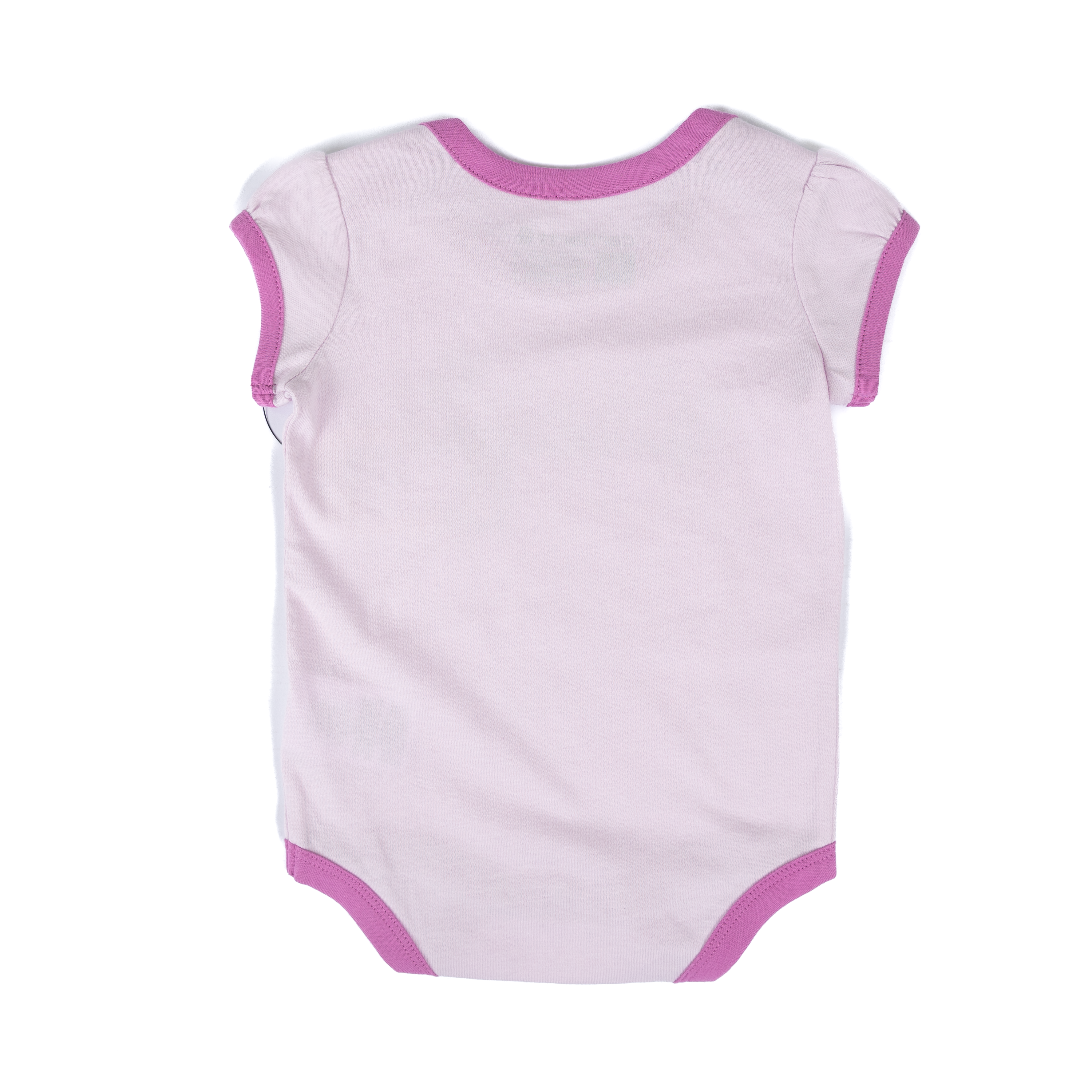 Girl's Carhartt Short Sleeve Light Pink Floral Bodysuit CA7191-CP74