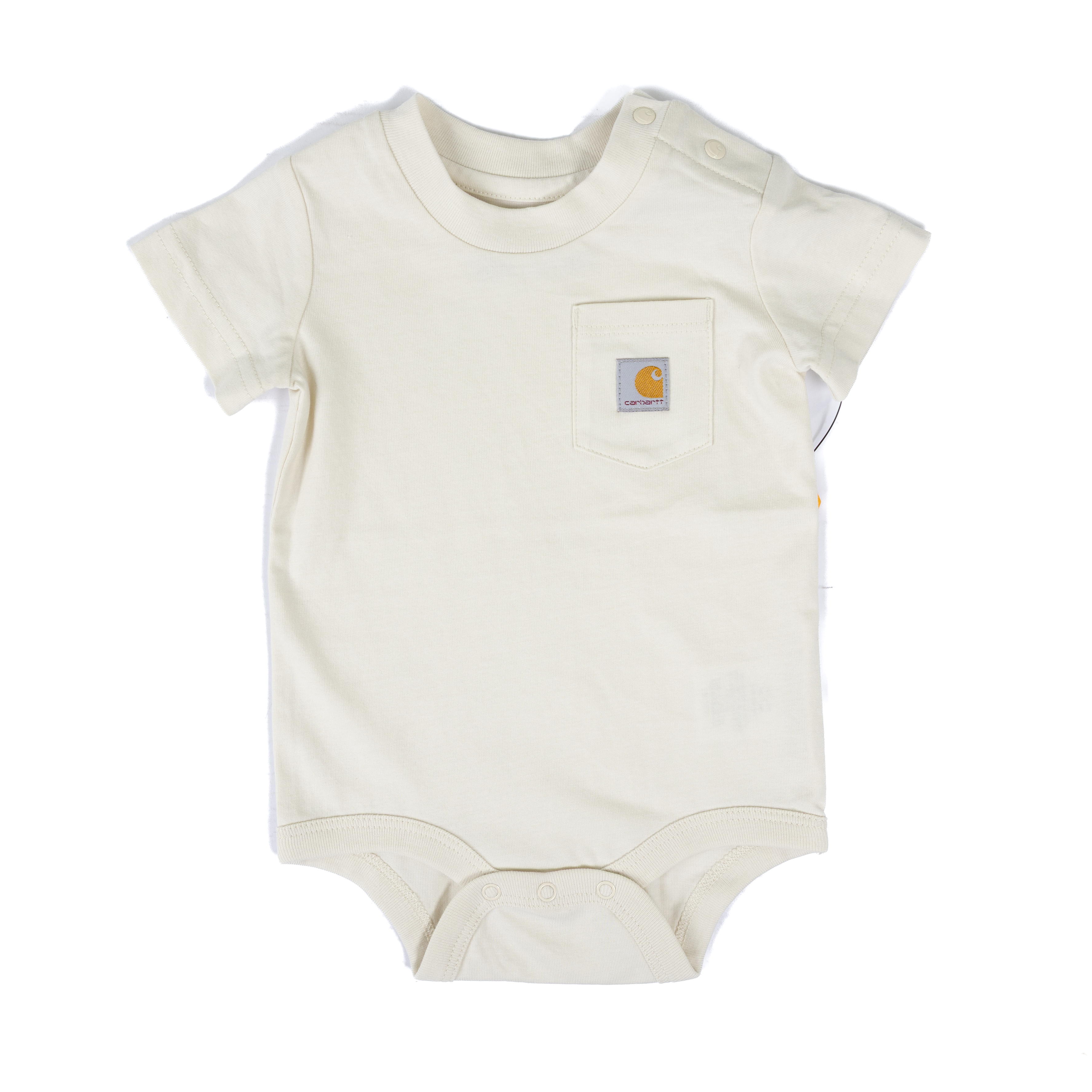 Carhartt Light Beige Short Sleeve Pocket Bodysuit CA5020-CA35