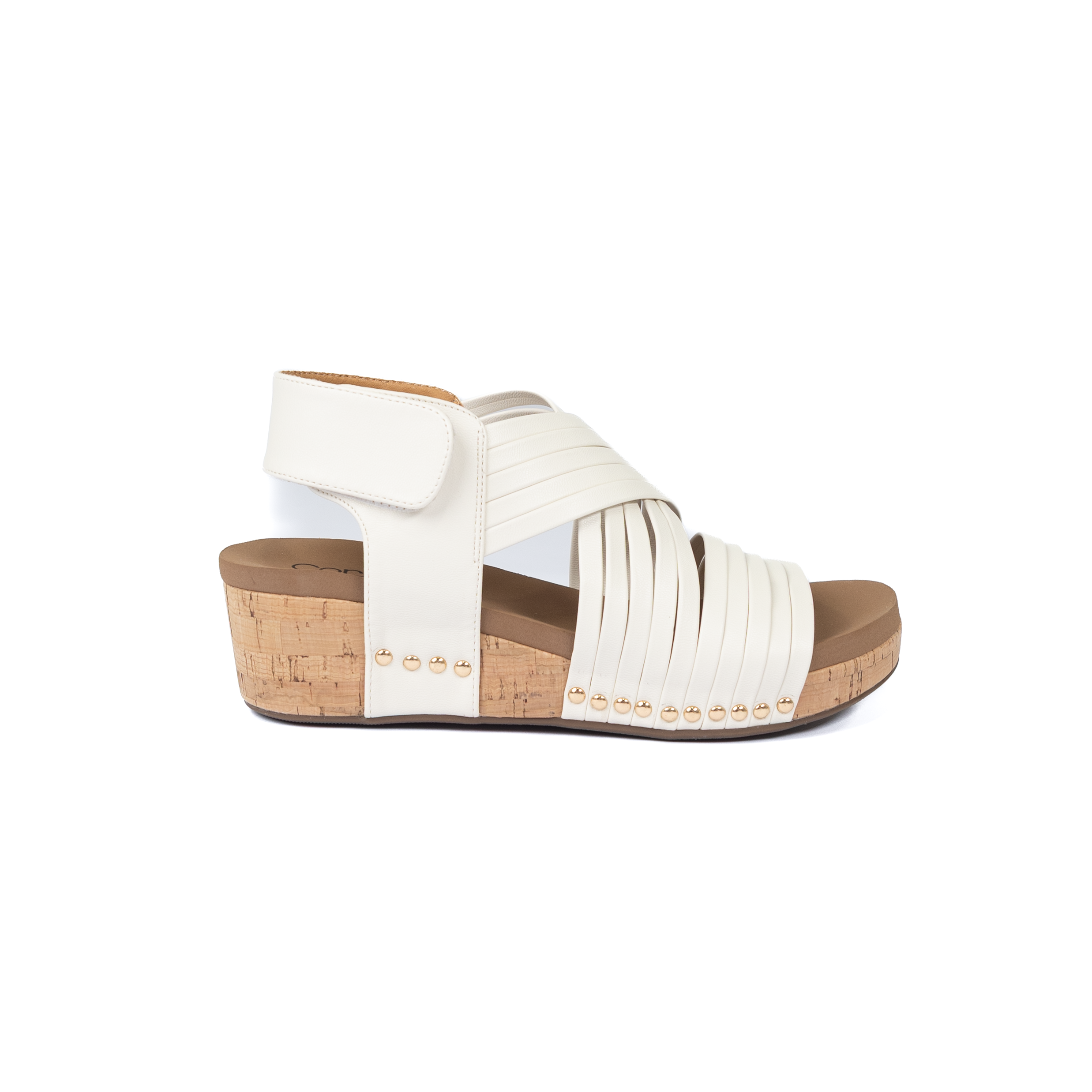 Women's Corky's Ivory "Good For You" Wedge Sandals 41-0706-IVRY