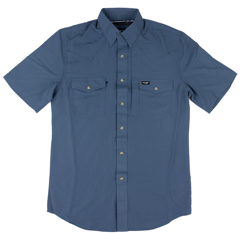 Men's Wrangler ATG Vintage Indigo Performance Shirt 112382384