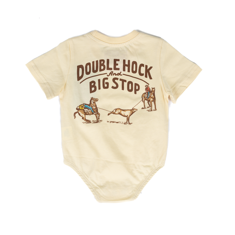 2 Rowels Ranch Infant Double Hock and Big Stop Onesie 